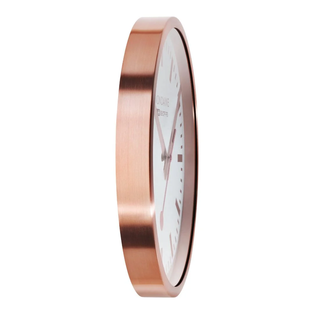 Wall Clock, 40cm, Rose Golden - Image 5